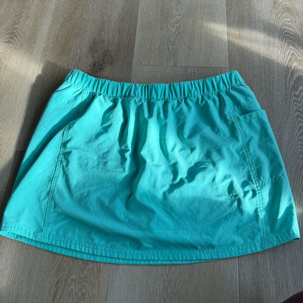 Patagonia Teal Athletic Skirt